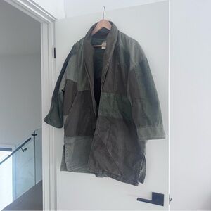 Anthropologie Hei Hei Patchwork Kimono Jacket Green M\L